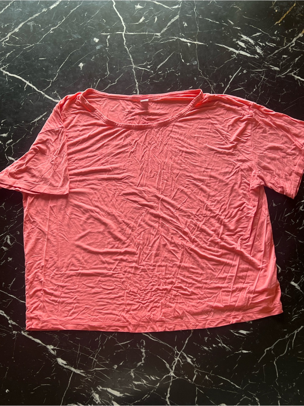 Old Navy Coral Pink Short Sleeve Sleep Tee